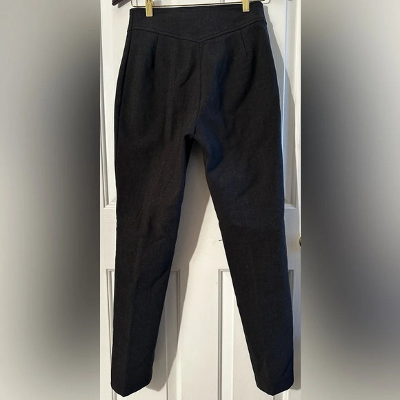 L.L. BEAN Snow Pants WB-400 Schoeller Heathered Wool Blend XS 4 Dark Charcoal - Picture 2 of 11
